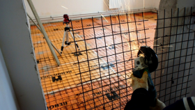 Изравняване на пода с бетонов разтвор