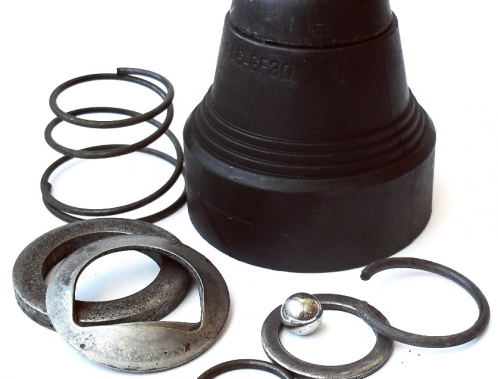 Бързозатягащ патронник SDS-plus в разглобен вид