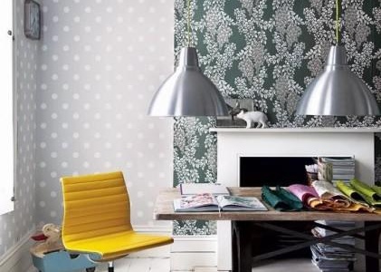 Светлият тапет пространство визуално разширява