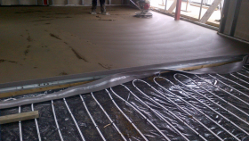 Дебелината на водната замазка