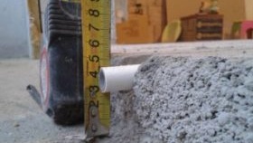 ниво на замазката