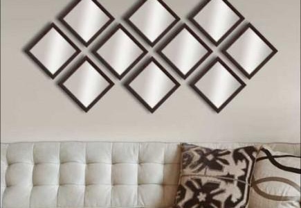 Стенна декорация с огледала