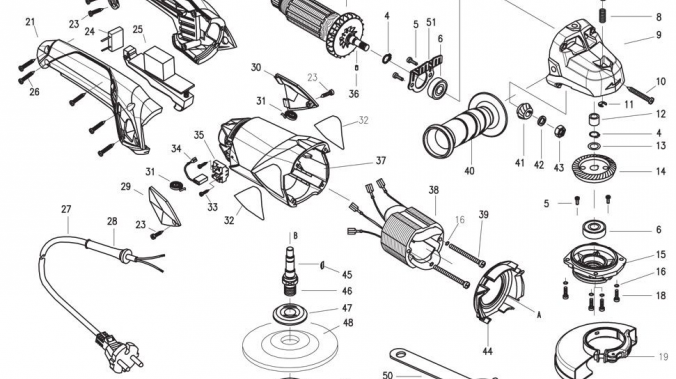 Подробности за трошачката, включително електрическата част