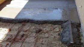 ниво на замазката