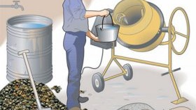 Изравняване на пода с бетонов разтвор