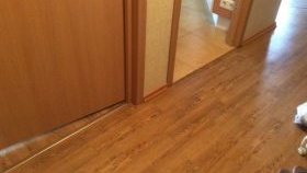 Обработка на ламината след полагане