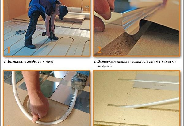 технология за сухо подово отопление