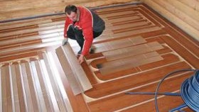 Топъл под без замазка