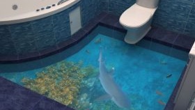 Саморазливни подове в банята