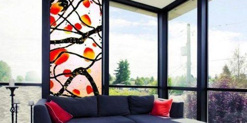 Витражи върху пластмасови прозорци