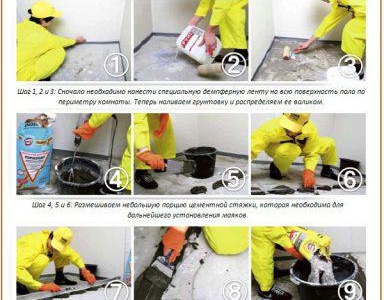 Инструкции за саморазливни подове