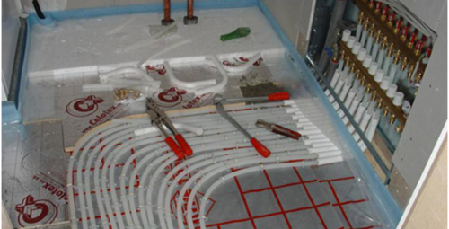 Монтаж на подово отопление