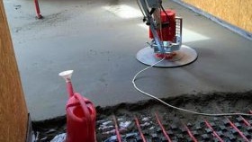 Съставът на разтвора за подово отопление на водна замазка