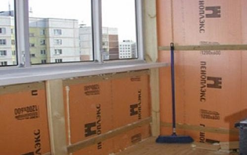 Изолация на балкон с пенофол