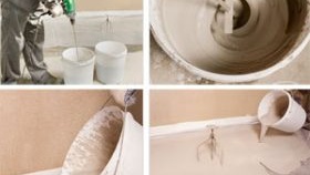 изравнете пода със саморазливна смес