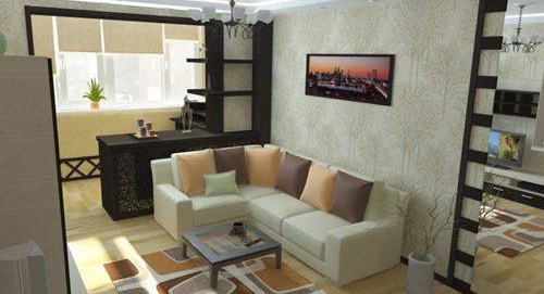 Дизайн на присъединяване на лоджията към стаята