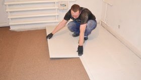 замазка в новата сграда