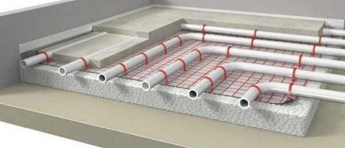 замазка за подово отопление