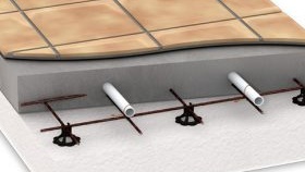 Дебелината на водната замазка