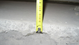 дебелина на полусухата замазка