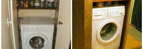 Монтаж на пералня в коридора