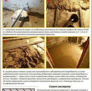 Технология на циментова замазка