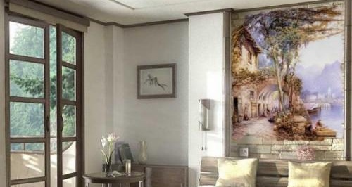 Стенописи на стената