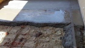 Запълване на замазка под ламинат