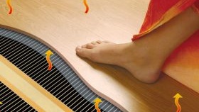 Монтаж на електрическо подово отопление на балкона