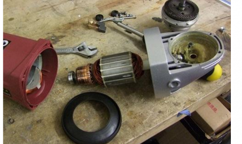 Дробилка разглобена