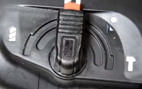 Изглед на превключвателя на режима 2450