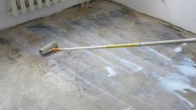 Изравняване на подовата настилка в апартамента