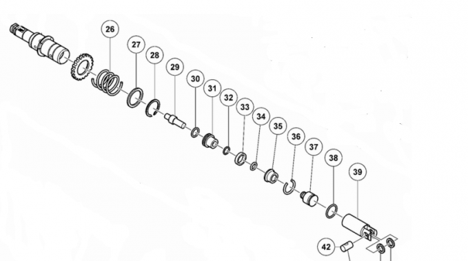 Компоненти на ударника на ударния механизъм