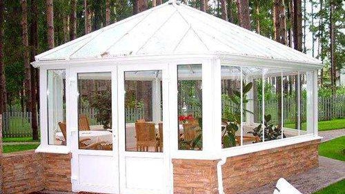 Беседка с двоен стъклопакет