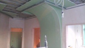 Декорация на колоната с гипсокартон