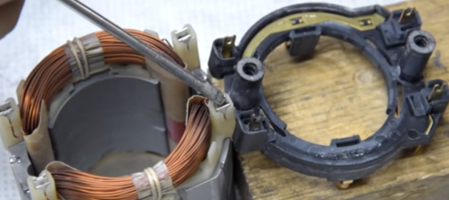 И тук е статорът