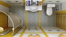 Вариант за дизайн на тясна баня