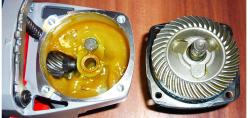 Скорост на смазване - по-малко от половината обем