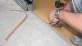 Монтаж на шперплат под ламинат