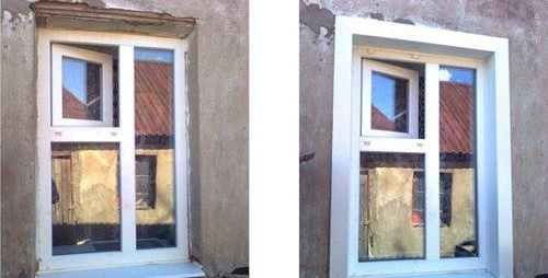 Външна облицовка на прозорците