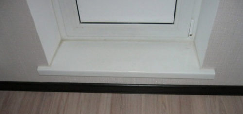 праг на перваза на прозореца