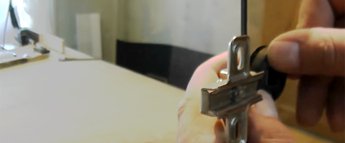 Фиксация за стъклени врати