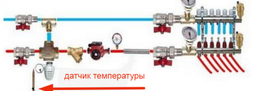 свържете подовото отопление към централното водоснабдяване