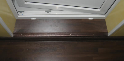 опция за ламиниран перваз