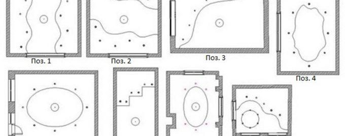 опции за таванни форми от гипсокартон