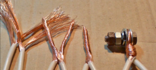 правилно усукване на многожилни проводници