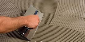 Монтаж на лепило за плочки