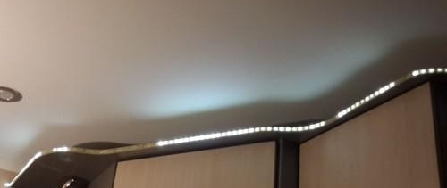 Частично изгаряне на LED лентата