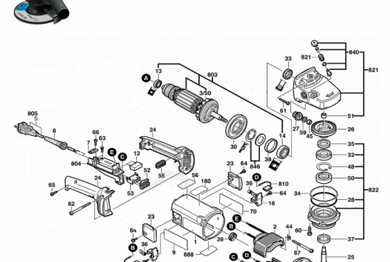 Схема на мелницата на Bosch
