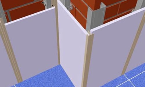 ъгъл от гипсокартон